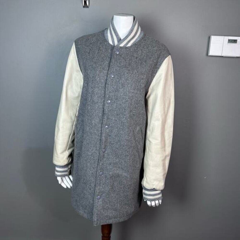 KITH Classics Golden Bear Jacket Men's Medium long varsity leather wool baseball